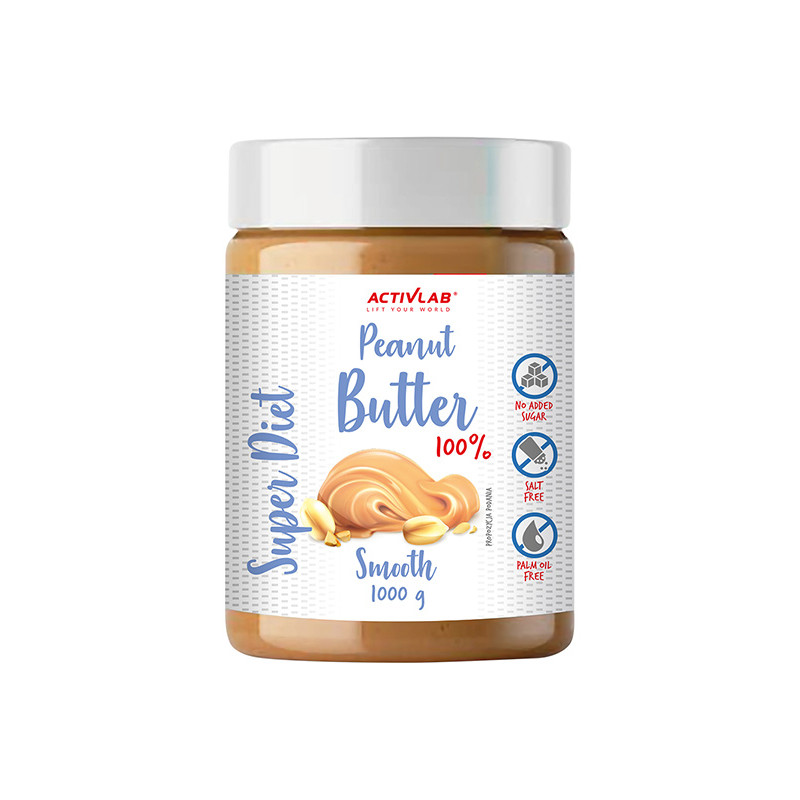 ACTIVLAB SUPER DIET PEANUT BUTTER - 1000g smooth ACTIVLAB SUPER DIET PEANUT BUTTER - 1000g smooth