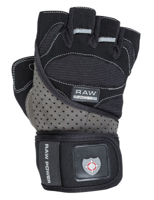 POWER-SYSTEM RĘKAWICZKI RAW POWER-BLACK GREY-L