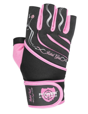 POWER-SYSTEM RĘKAWICZKI REBEL GIRL-PINK-L