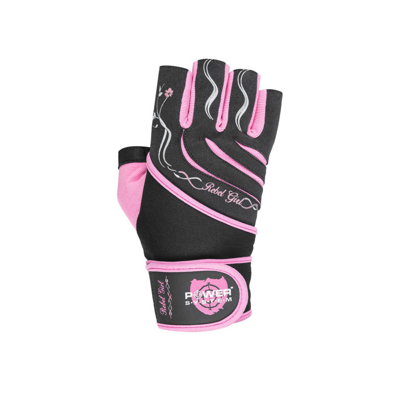 POWER-SYSTEM RĘKAWICZKI REBEL GIRL-PINK-L