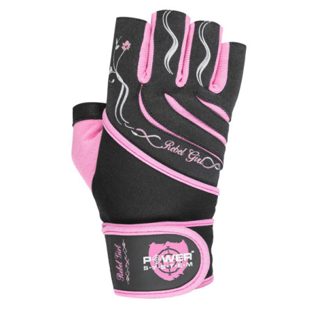 POWER-SYSTEM RĘKAWICZKI REBEL GIRL-PINK-L