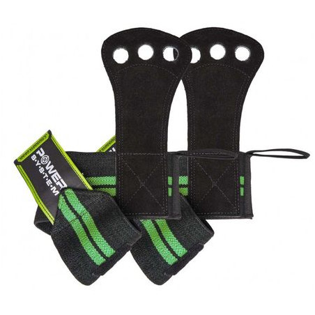 POWER-SYSTEM SKÓRKI CROSSFIT GRIPS-GREEN