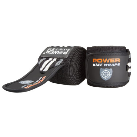 POWER-SYSTEM TAŚMA NA KOLANO KNEE WRAPS-BLUE