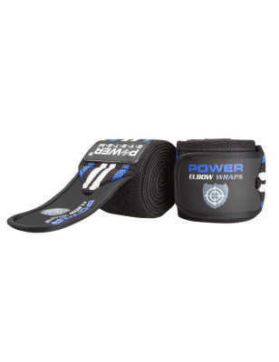 POWER-SYSTEM TAŚMA NA ŁOKIEĆ ELBOW WRAPS-BLUE