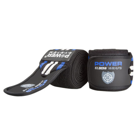POWER-SYSTEM TAŚMA NA ŁOKIEĆ ELBOW WRAPS-BLUE