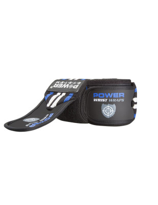 POWER-SYSTEM TAŚMA NA NADGARDSTEK WRIST WRAPS-BLUE