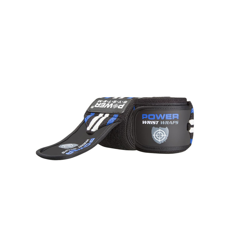 POWER-SYSTEM TAŚMA NA NADGARDSTEK WRIST WRAPS-BLUE POWER-SYSTEM TAŚMA NA NADGARDSTEK WRIST WRAPS-BLUE