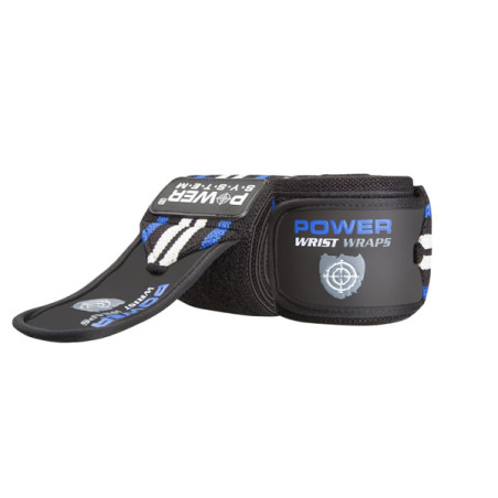 POWER-SYSTEM TAŚMA NA NADGARDSTEK WRIST WRAPS-BLUE
