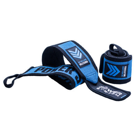 POWER-SYSTEM TAŚMA NA NADG. WRIST WRAPS EXTR.-BLUE