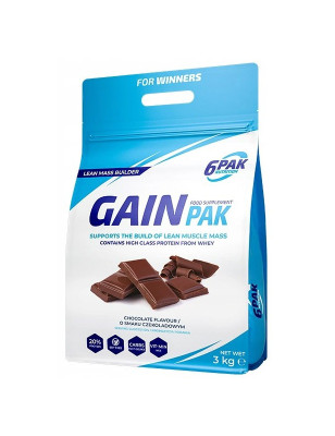 6PAK GAIN PAK 3000g chocolate