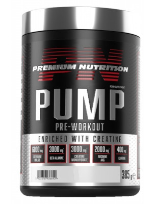 PREMIUM NUTIRION PUMP PRE-WORKOUT 385g Mango-Lemon