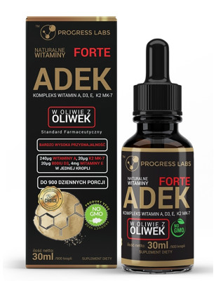 PROGRESS LABS WITAMINA ADEK FORTE krople 30ml 