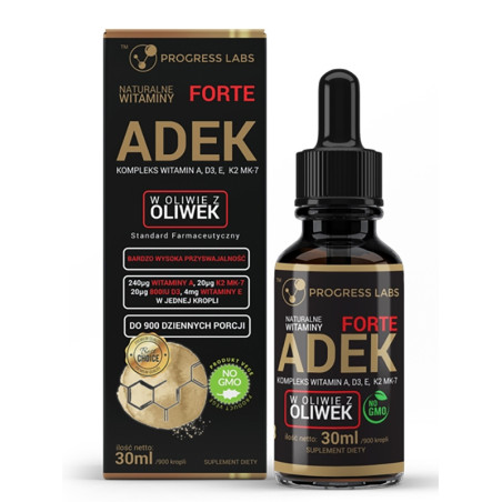 PROGRESS LABS WITAMINA ADEK FORTE krople 30ml 