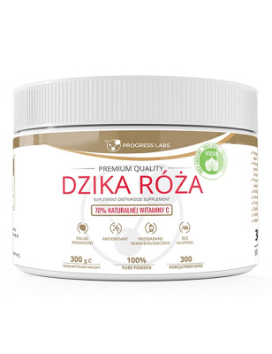 PROGRESS LABS DZIKA RÓŻA 70% WITAMINY C-300g