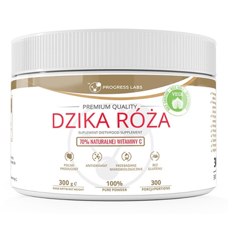 PROGRESS LABS DZIKA RÓŻA 70% WITAMINY C-300g
