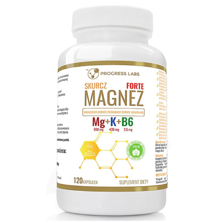 PROGRESS LABS Mg+K+Vit B6 120kaps vege