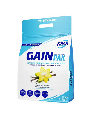 6PAK GAIN PAK 3000g vanilla