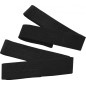 POWER-SYSTEM PASKI LEATHER LIFTING STRAPS-BLACK