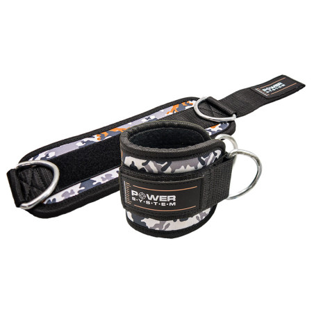 POWER-SYSTEM OPASKA ANKLE STRAPS CAMO-BROWN