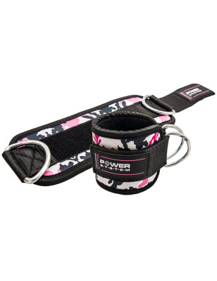 POWER-SYSTEM OPASKA ANKLE STRAPS CAMO-PINK