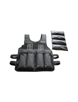 POWER-SYSTEM KAMIZELKA WEIGHTED VEST-BLACK-10KG