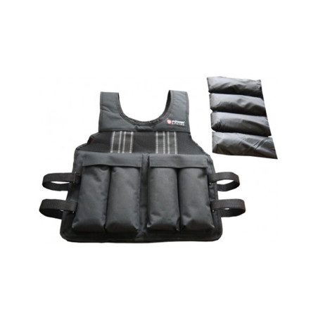 POWER-SYSTEM KAMIZELKA WEIGHTED VEST-BLACK-10KG