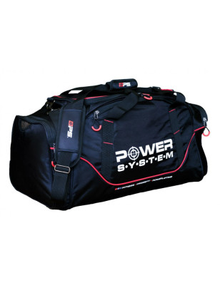 POWER-SYSTEM GYM BAG MAGNA BLACK/RED