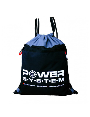 POWER-SYSTEM GYM SACK ALPHA BLACK/GREY
