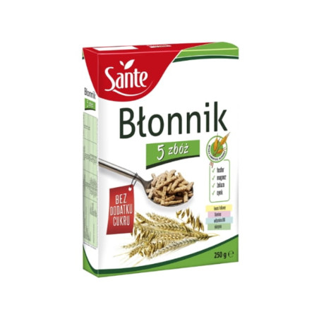 SANTE BŁONNIK 5 ZBÓŻ BEZ DODATKU CUKRU - 250g