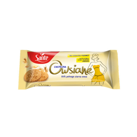 SANTE CIASTECZKA OWSIANE NATURALNE 138g