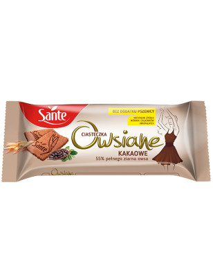 SANTE CIASTECZKA OWSIANE KAKAOWE 150g