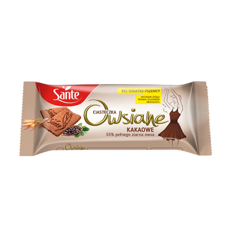 SANTE CIASTECZKA OWSIANE KAKAOWE 150g