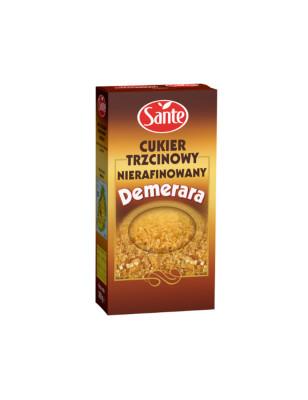 SANTE CUKIER TRZCINOWY DEMERARA- 500g