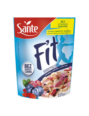 SANTE FIT ŻURAWINA BORÓWKA GOJI bez dod.cukru 225g