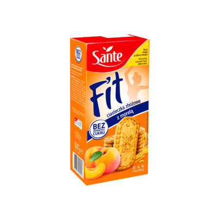 SANTE FIT CIASTECZKA ZBOŻOWE Z MORELĄ 300g