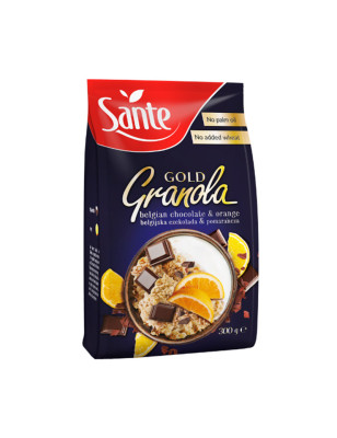 SANTE GRANOLA GOLD CZEKOLADA POMARAŃCZA 300g