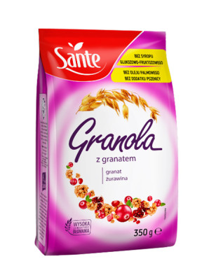 SANTE GRANOLA Z GRANATEM - 350g
