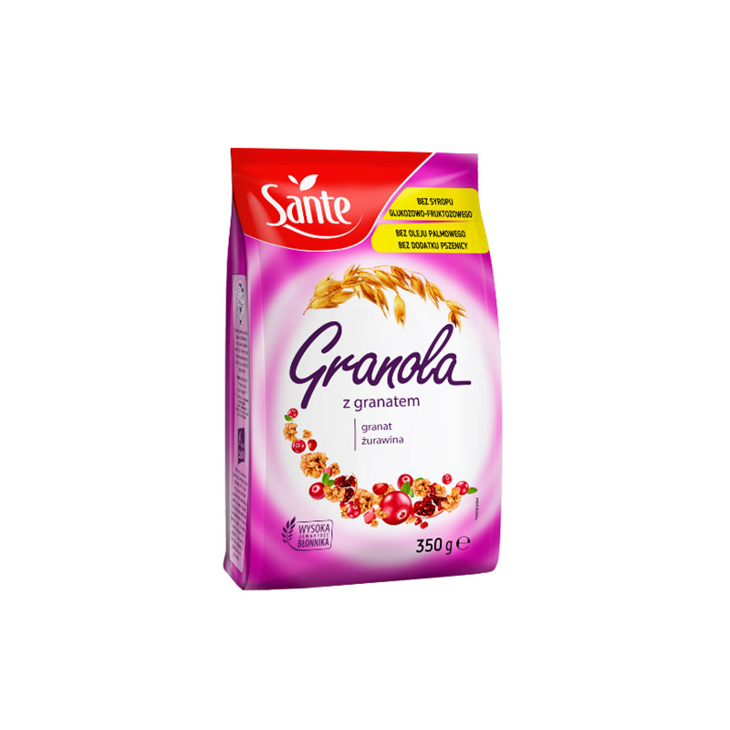 SANTE GRANOLA Z GRANATEM - 350g SANTE GRANOLA Z GRANATEM - 350g