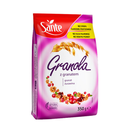 SANTE GRANOLA Z GRANATEM - 350g