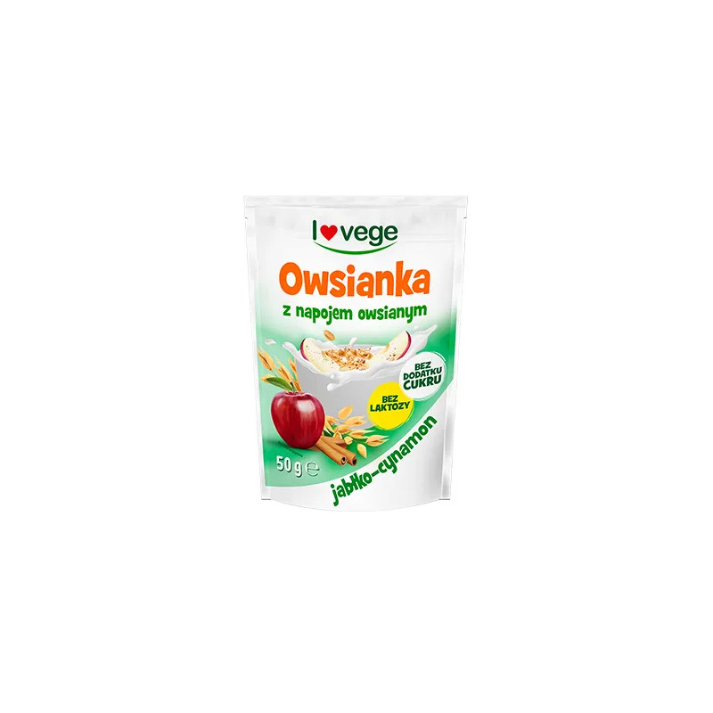 SANTE LOVEGE OWSIANKA Z JABŁKIEM I CYNAMONEM 50g SANTE LOVEGE OWSIANKA Z JABŁKIEM I CYNAMONEM 50g