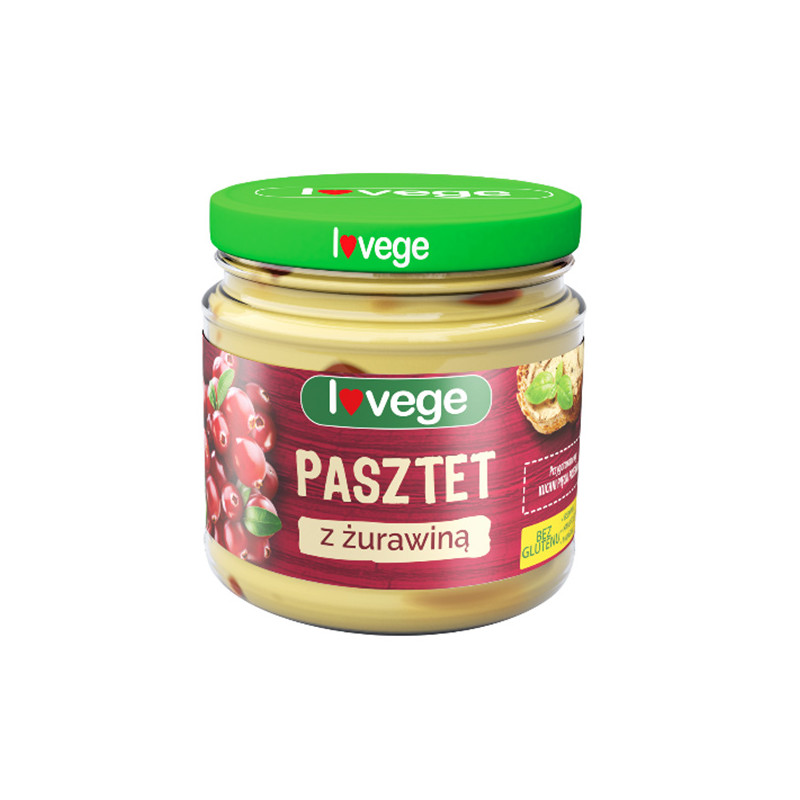 SANTE LOVEGE PASZTET WEGAŃSKI Z ŻURAWINĄ - 180g SANTE LOVEGE PASZTET WEGAŃSKI Z ŻURAWINĄ - 180g
