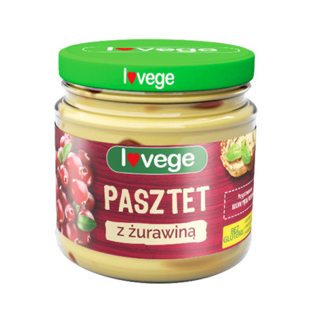 SANTE LOVEGE PASZTET WEGAŃSKI Z ŻURAWINĄ - 180g