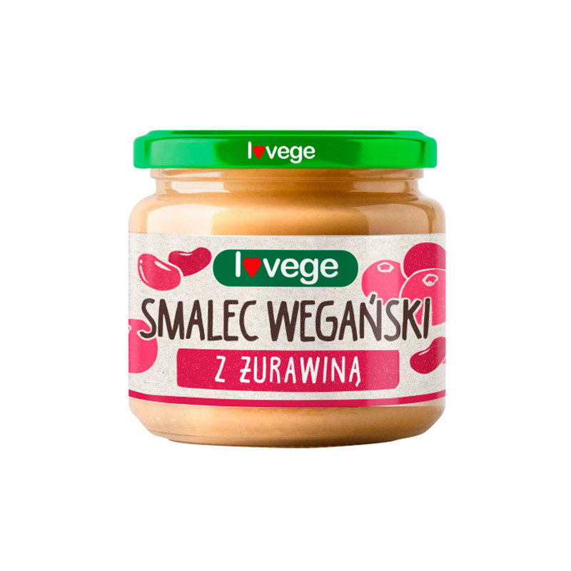 SANTE LOVEGE SMALEC WEGAŃSKI Z ŻURAWINĄ - 175g SANTE LOVEGE SMALEC WEGAŃSKI Z ŻURAWINĄ - 175g