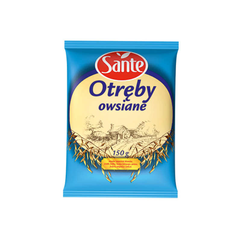 SANTE OTRĘBY OWSIANE STABILIZOWANE - 150g SANTE OTRĘBY OWSIANE STABILIZOWANE - 150g