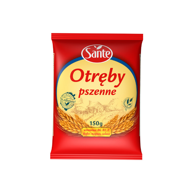 SANTE OTRĘBY PSZENNE STABILIZOWANE - 150g SANTE OTRĘBY PSZENNE STABILIZOWANE - 150g