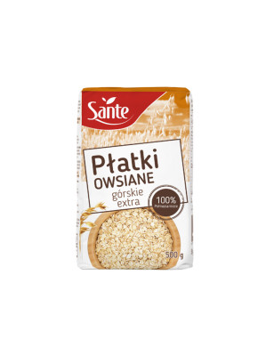 SANTE PŁATKI OWSIANE GÓRSKIE EXTRA TORBA 500g