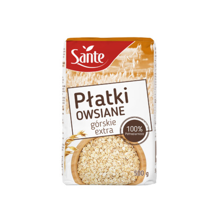 SANTE PŁATKI OWSIANE GÓRSKIE EXTRA TORBA 500g