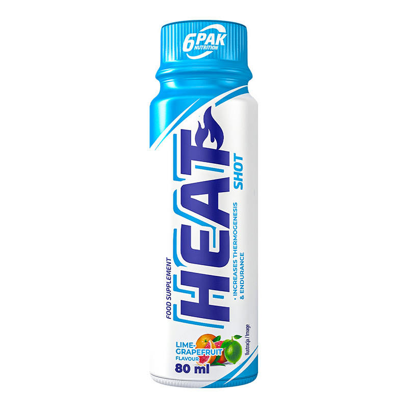 6PAK HEAT SHOT 80ml Grapefruit Lime