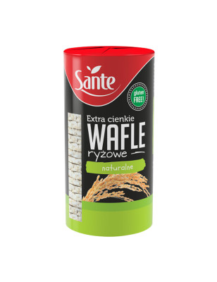 SANTE EXTRA CIENKIE WAFLE RYŻOWE NATURALNE 110g