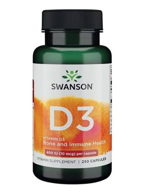 SWANSON VITAMIN D3 400IU-250kaps